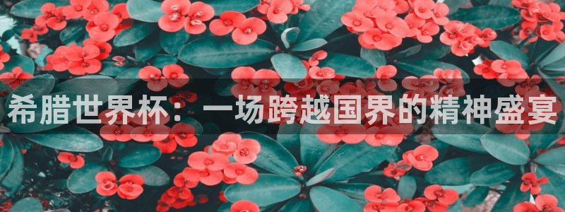 世界杯赛程表2026：希腊世界杯：一场跨越国界的精神盛宴