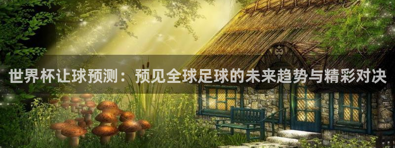 世界杯预选赛规则：世界杯让球预测：预见全球足球的未来趋势与精彩对决